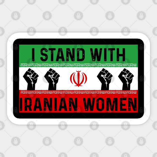 I Stand with Iranian women Sticker by Scar